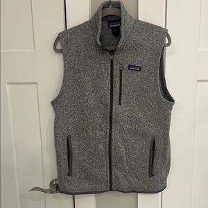 Patagonia Heather Gray Fleece Vest